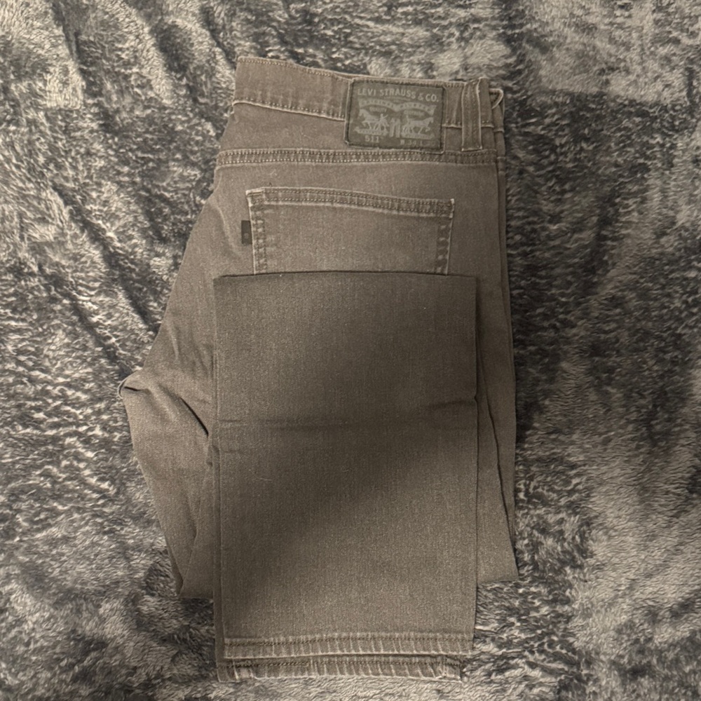 Levi's Charcoal Denim Pants